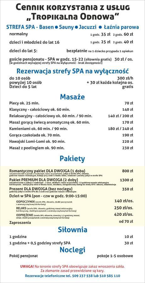 Bed and Breakfast Tropikalna Odnowa Falkowo Екстер'єр фото